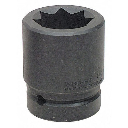 Impact Socket,1 In Dr,1-7/16 In,8 pt