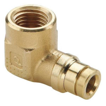 Elbow,Brass,Push-Fit1/2in,FNPT3/8in