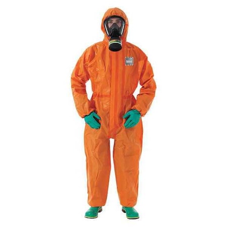 Chem Res Hooded Coverall, Sock, 2XL, PK6