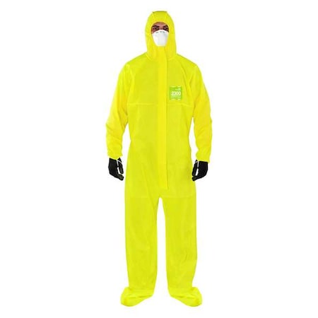 Hooded Coverall,Bound,Socked,3XL,PK25