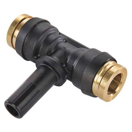 Tee,Tube1/4",TubeStem3/8",Push-Fit1/4"
