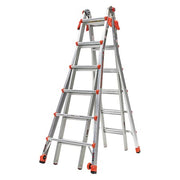 Multipurpose Ladder, 23 ft, Aluminum, 300 lb Load Capacity
