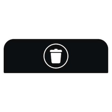 Recycle Label,8-1/2"H x 1-25/32"W,Blk