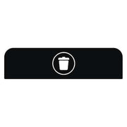 Recycle Label,8-1/2"H x 1-25/32"W,Blk