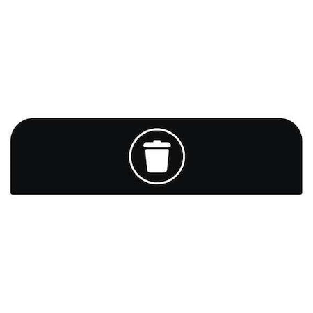Recycle Label,8-1/2"H x 1-25/32"W,Blk