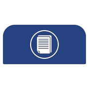 Recycle Label,8-1/2"H x 1-25/32"W,Blue