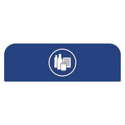 Recycle Label,8-1/2"H x 1-25/32"W,Blue