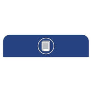 Recycle Label,8-1/2"H x 1-25/32"W,Blue