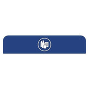 Recycle Label,8-1/2"H x 1-25/32"W,Blue