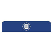 Recycle Label,8-1/2"H x 1-25/32"W,Blue