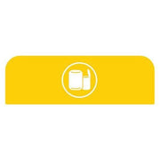 Recycle Label,8-1/2"H x 1-25/32"W,Ylw