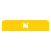 Recycle Label,8-1/2"H x 1-25/32"W,Ylw