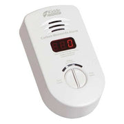 Carbon Monoxide Alarm, 85 dB at 10 ft, 110V AC/DC, Electrochemical Battery Backup: Yes
