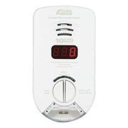 Carbon Monoxide Alarm, 85 dB at 10 ft, 110V AC/DC, Electrochemical Battery Backup: Yes