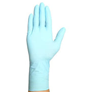 Disposable Gloves, 6.00 to 6.99 mil Palm, Nitrile, Powder-Free, S (7), 50 PK, Blue