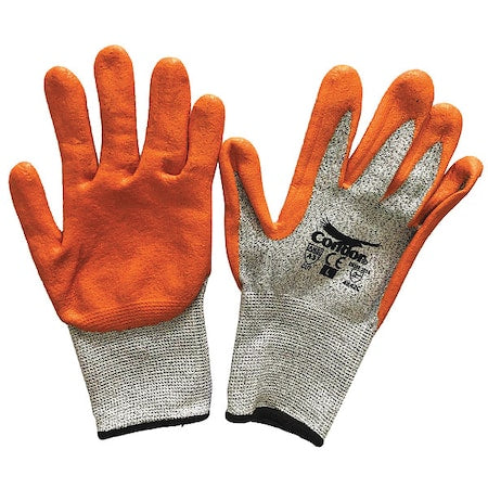 Cut Resistant Coated Gloves, Cut Level A3 ,Dipped ,Nitrile ,Foam ,L 1 PR