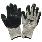 Cut Resistant Coated Gloves, Cut Level A4 ,Dipped ,Nitrile ,Foam ,2XL 1 PR