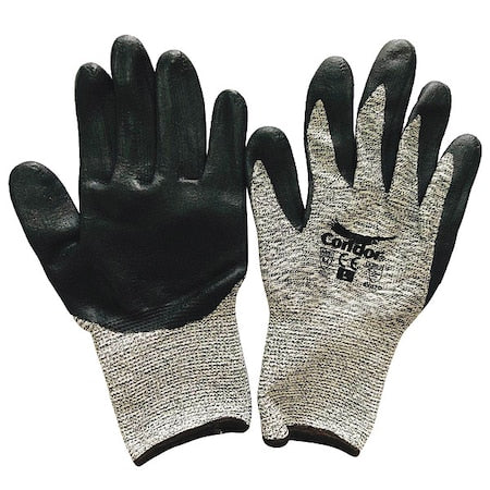 Cut Resistant Coated Gloves, Cut Level A4 ,Dipped ,Nitrile ,Foam ,XL 1 PR