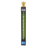 Flowmeter, Argon, Carbon Dioxide, Helium, Single Stage, 1/4 in Inlet, 5/8"-18 Outlet, 0 to 30 psi