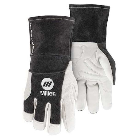 Classic Welding Gloves, Gauntlet Cuff, Keystone Thumb, Premium Pigskin, L, 1 PR