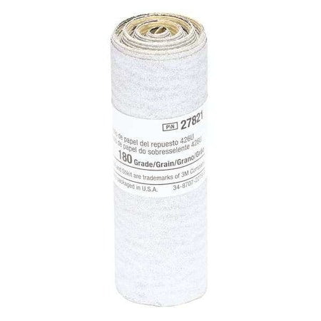 Refill Roll,85 ft. L x 3-1/4in.,180 Grit