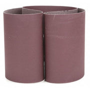 Sanding Belt, 6 in W, 48 in L, Coated, Aluminum Oxide, P180 Grit, Not Applicable, 341D, Brown