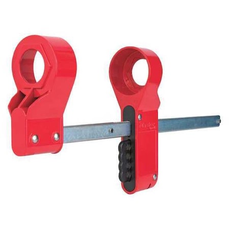 Blind Flange Lockout,3-1/2 to 12 in Pipe