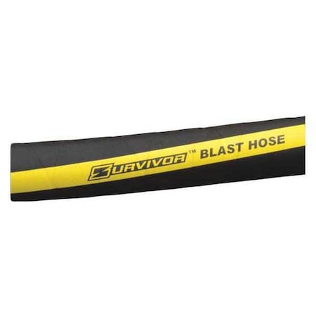 1" ID Rubber Material Hose 150 PSI BK