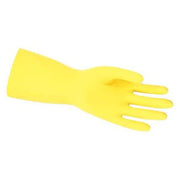 5270 Chemical Resistant Gloves, Natural Rubber Latex, 12 in L, 18 mil, Yellow, S, 12 PK