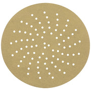 Hook-and-Loop Sanding Disc, 3" Dia, Multi-Hole, Aluminum Oxide, P240 Grit, Open Coat Type, 236U