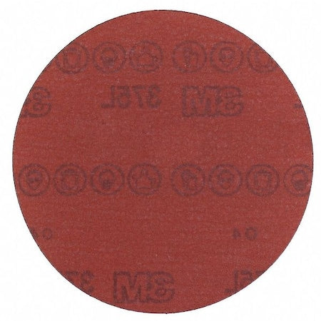 Hook-and-Loop Sanding Disc, 5" Dia, No Hole, Aluminum Oxide, P500 Grit, Coated Type, 375L