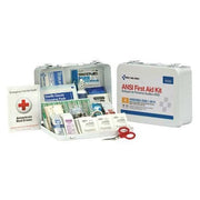 First Aid Kit and Housing, Metal 89 Components, 25 People Served
