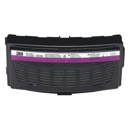 Combination Cartridge/Filter, TR-600, Magenta, White, Filter Retainer Cover, TR-600 Series PAPR
