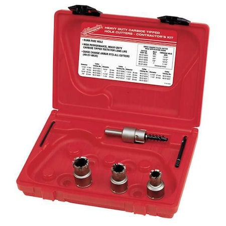 Carbide Cutter Steel Plate Contractor's Kit - 5PC