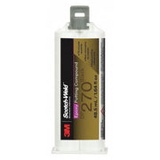 Epoxy Adhesive, DP270 Series, Black, Dual-Cartridge, 1:01 Mix Ratio, 1 hr Functional Cure