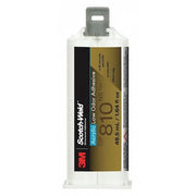 Epoxy Adhesive, DP810NS Series, Black, Dual-Cartridge, 1:01 Mix Ratio, 20 min Functional Cure