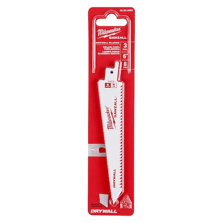 6 in x 8 TPI Reciprocating Saw Blade, 1 PK