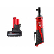 M12 Cordless 3/8" Ratchet + M12 HIGH OUTPUT XC5.0 Battery Pack