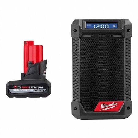 Battery and Radio/Charger,Cordless,12 V