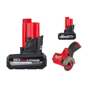M12 FUEL 3" Compact Cut Off Tool + M12 XC5.0 Battery 2-Pack