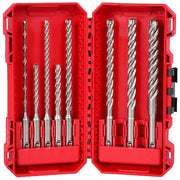 8 pc. 4-Cutter MX4 SDS-Plus Rotary Hammer Drill Bit Set