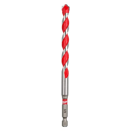 3/8x4x6 Shockwave Carb Hammer Drill Bit