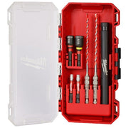 7 pc. SHOCKWAVE Impact Duty Carbide Hammer Drill Bit for Concrete Screw Installation Kit