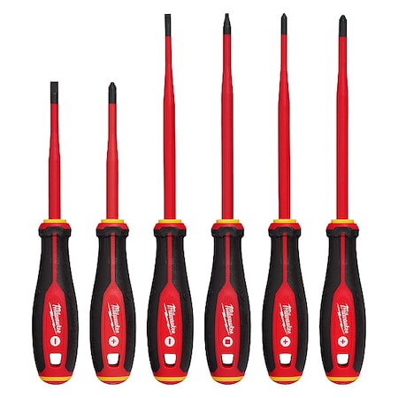 Insulated Screwdriver Set, SAE, 6 pcs