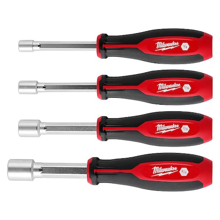 4 PC HollowCore(TM) SAE Nut Driver Set