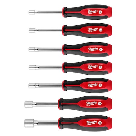 Nut Driver Set,PP Handle,7 pcs