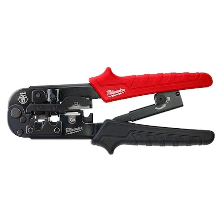 Ratcheting Pass-Through Crimper & Wire Stripper