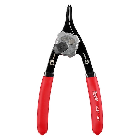 45 Degrees Convertible Snap Ring Pliers with .038 in. Tip