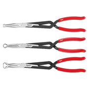 3 pc. Long Reach Hose Grip Pliers Set