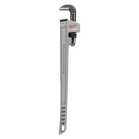 20 1/2 in L 2 in Cap. Aluminum Pipe Wrench